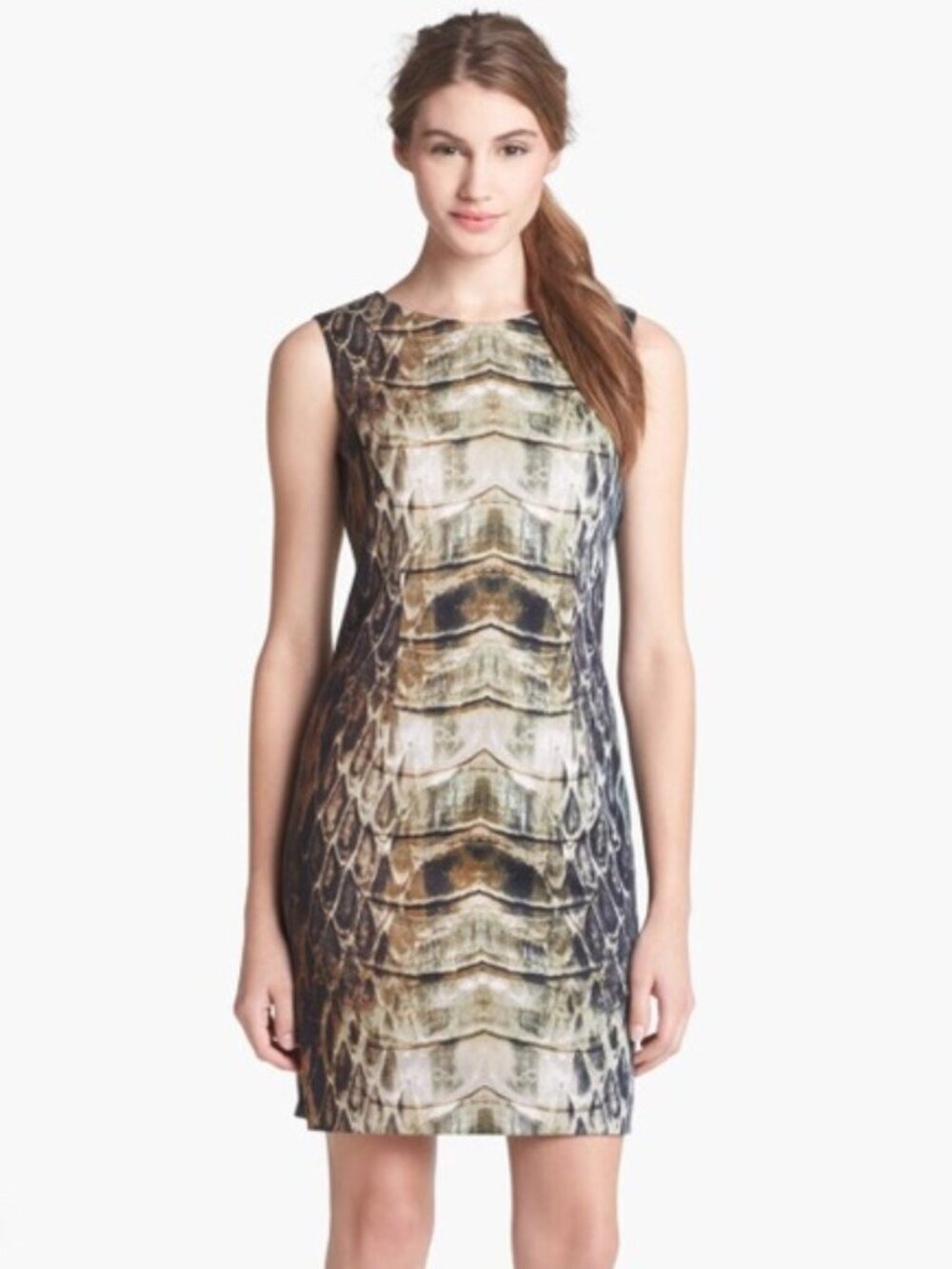 Vince Camuto - Allover Reptile Print Dress